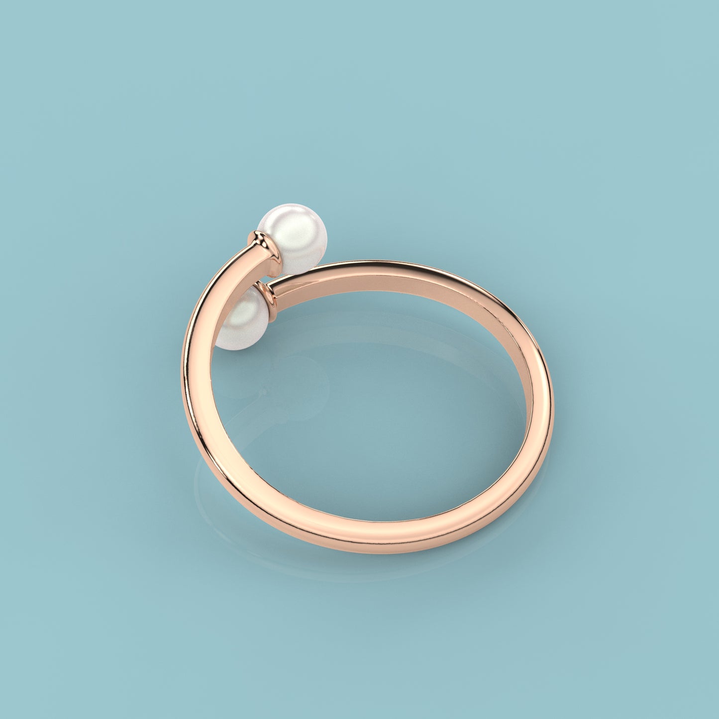 Rose gold Trending Preal 925 Silver Ring