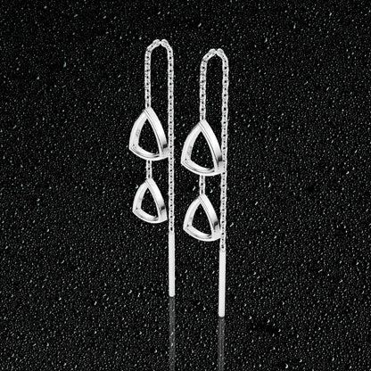 Geometric Sui Dhaga 925 silver Earring