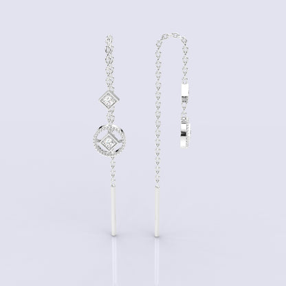 Praavy Sui Dhaga 925 silver Earring