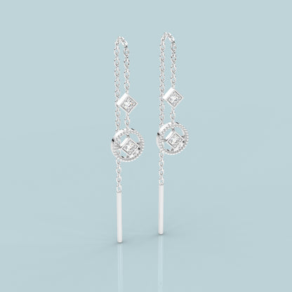 Praavy Sui Dhaga 925 silver Earring