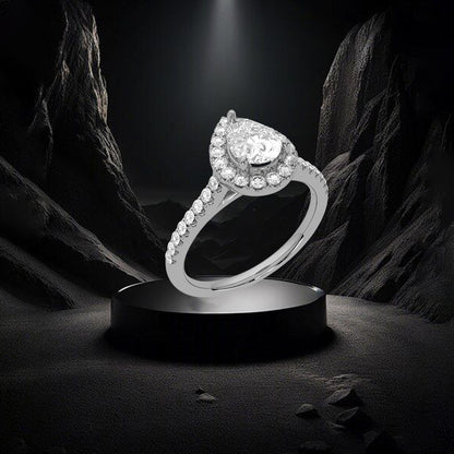 Moissanite Diamond 925 Silver Ring