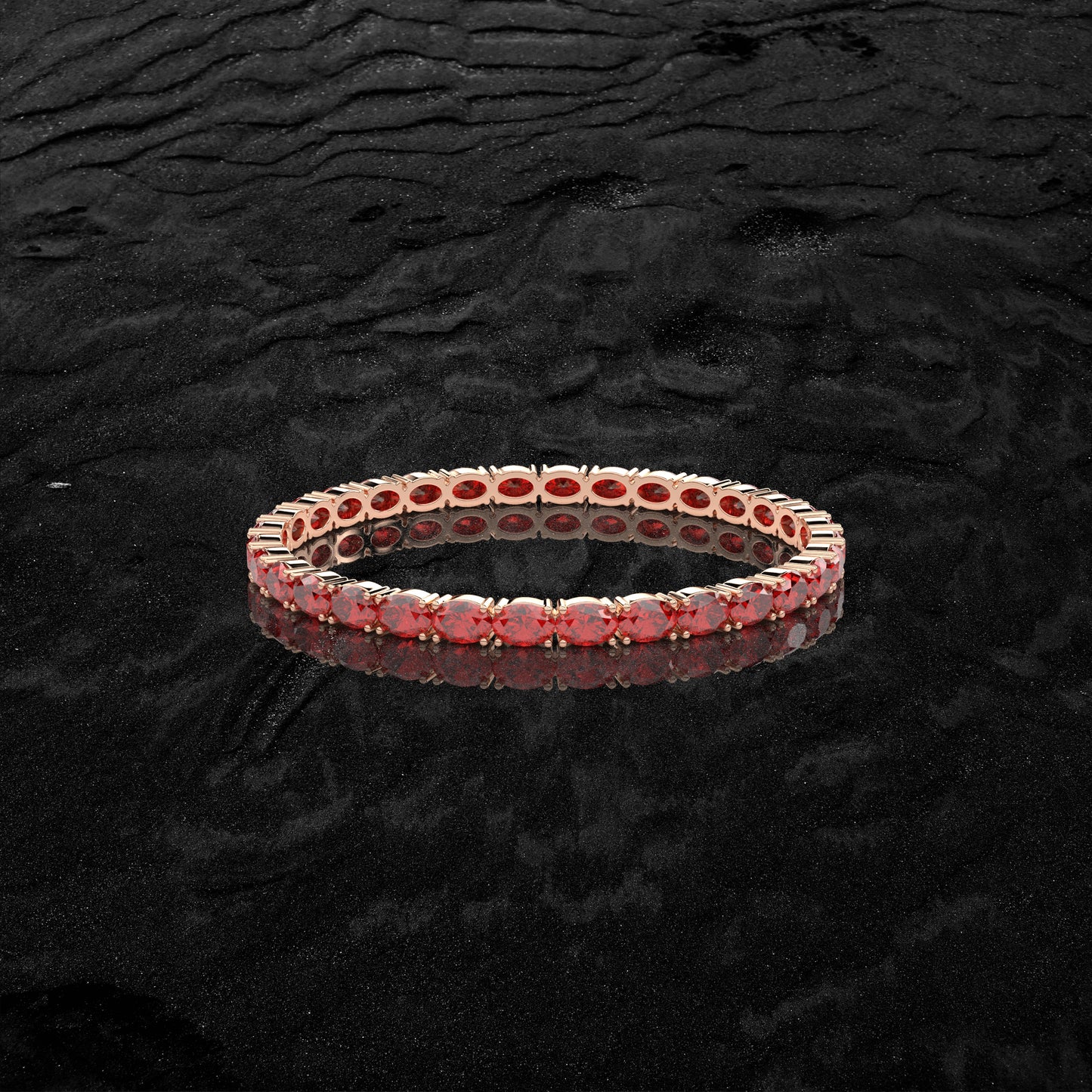 Cherry Bangle 925 Sterling Silver