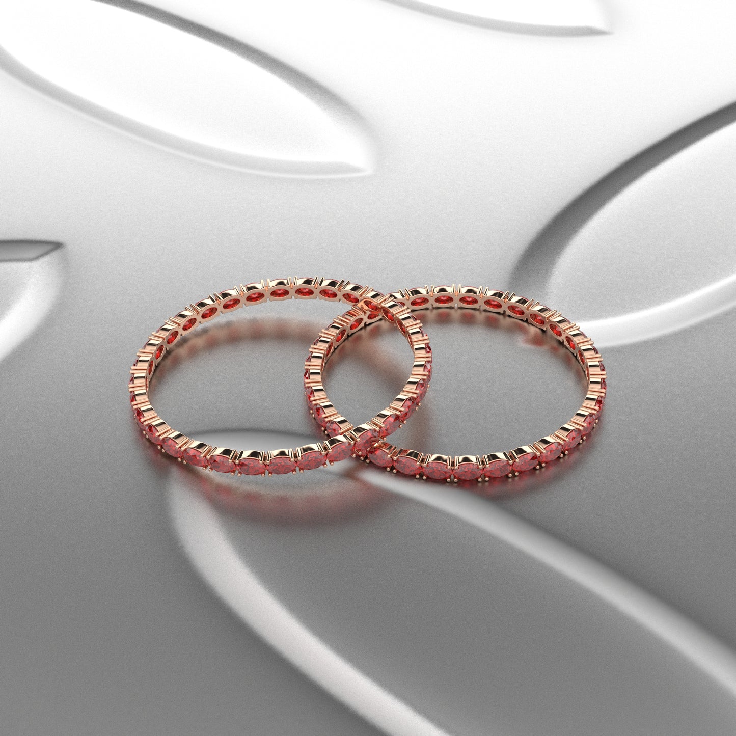 Cherry Bangle 925 Sterling Silver