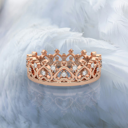Bunny  Moissanite Diamond925 Silver Ring