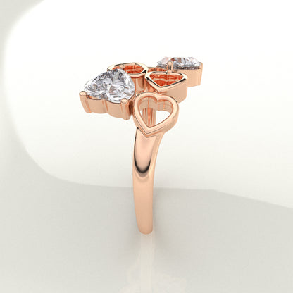 Moissanite Diamond 925 Silver Ring