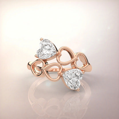 Moissanite Diamond 925 Silver Ring