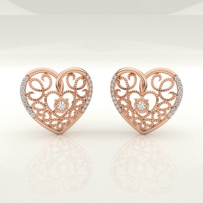 Curatif Moissanite Diamond 925 Silver Earring