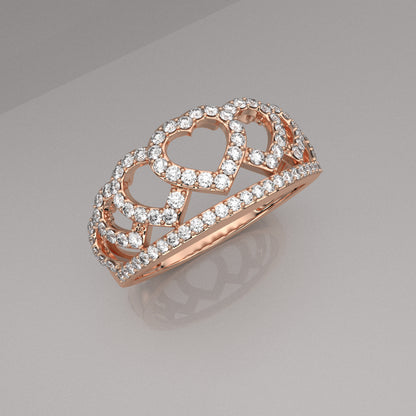  Fanni Moissanite Diamond925 Silver Ring