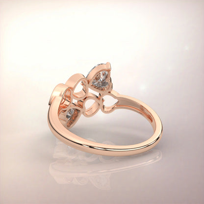 Moissanite Diamond 925 Silver Ring