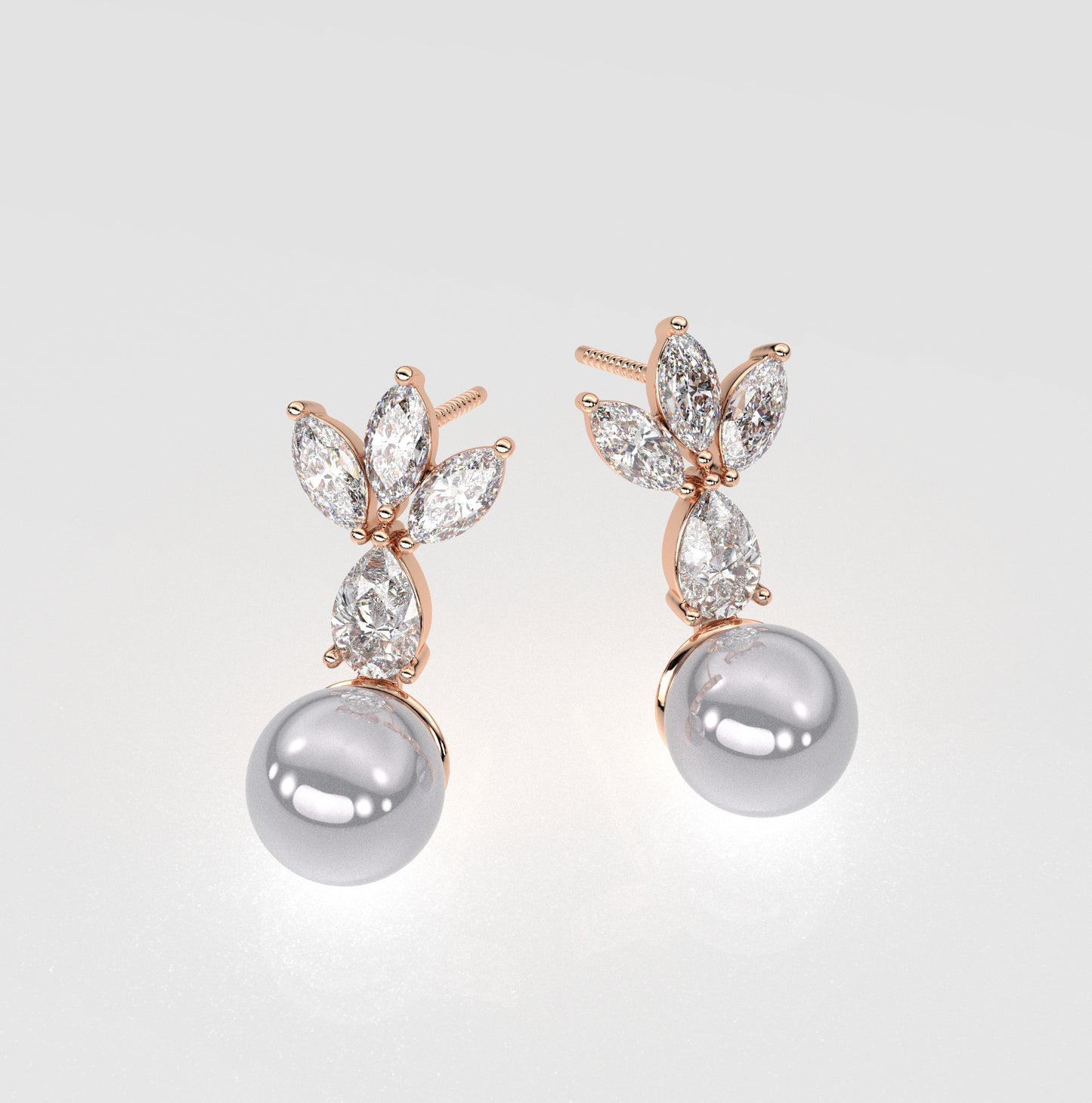 Neora Moissanite Diamond 925 Silver Earring