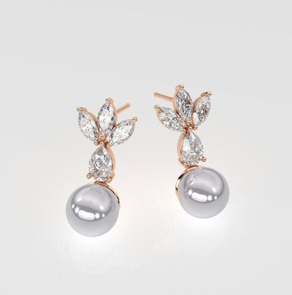 Neora Moissanite Diamond 925 Silver Earring