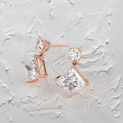 Empire Moissanite Diamond 925 Silver Earring