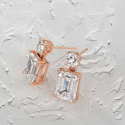 Doozy 1 Carat Moissanite Diamond 925 Silver Earring