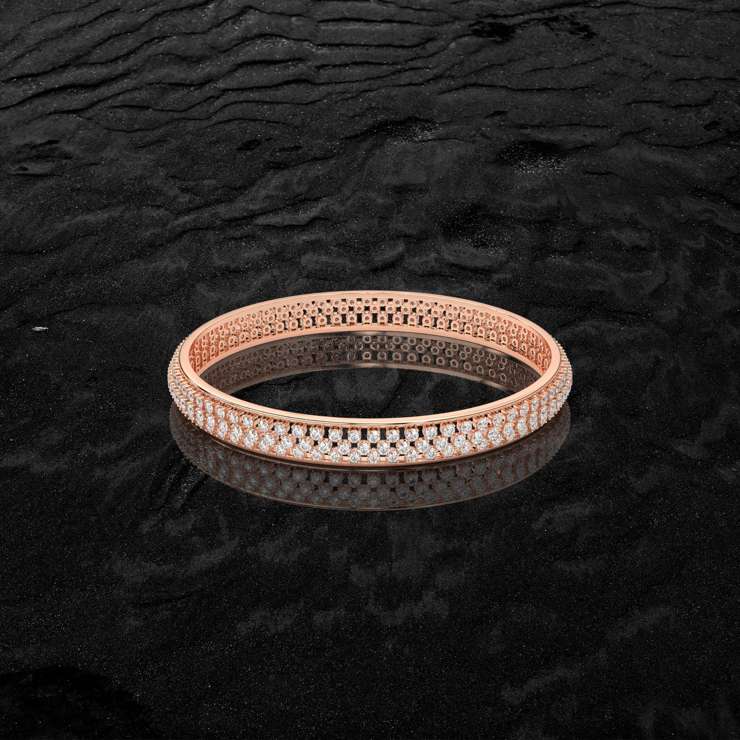 Rose gold Prita Bangle 925 Sterling Silver