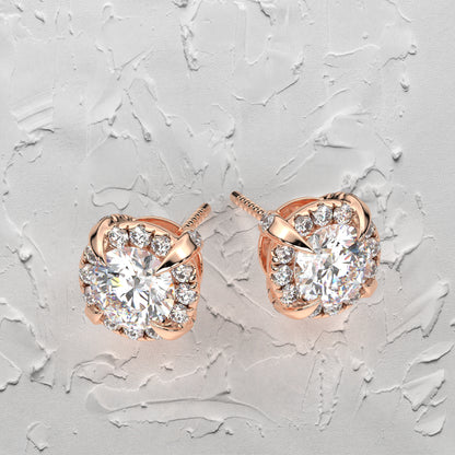 Highspark Moissanite Diamond 925 Silver Earring