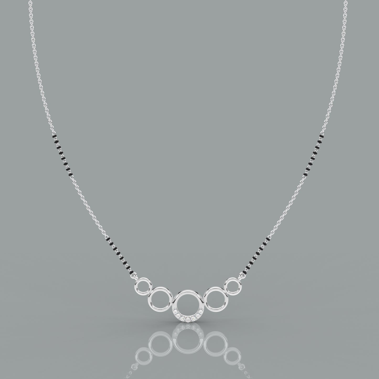 Fiveround 925 Silver Mangalsutra