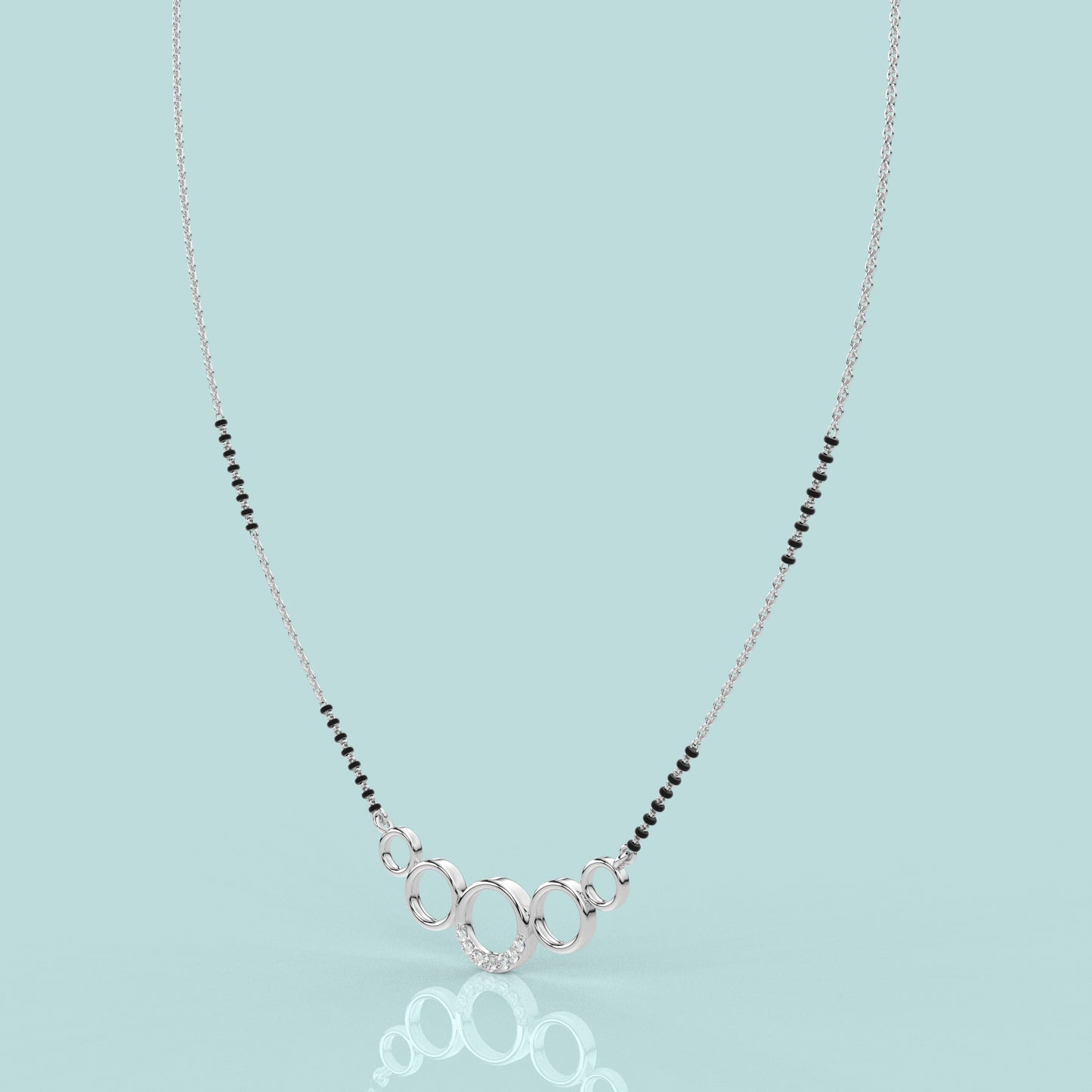 Fiveround 925 Silver Mangalsutra