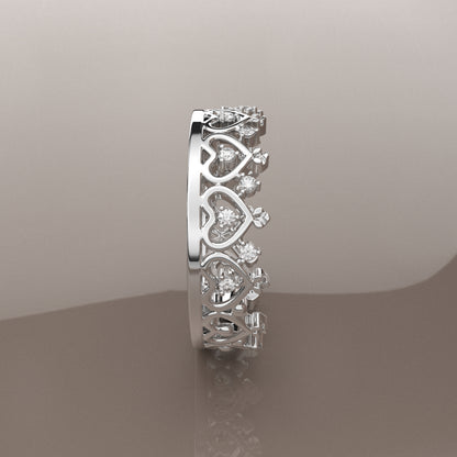 Bunny  Moissanite Diamond925 Silver Ring