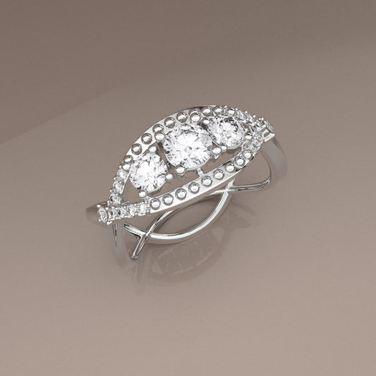 Flora 925 Silver Ring