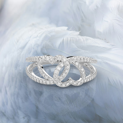 Cathaoir Moissanite Diamond 925 Silver Ring