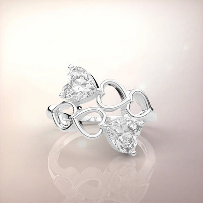 Studded 925 Silver Ring