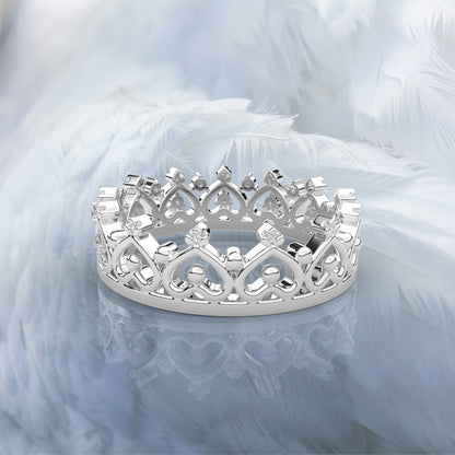 Bunny  Moissanite Diamond925 Silver Ring
