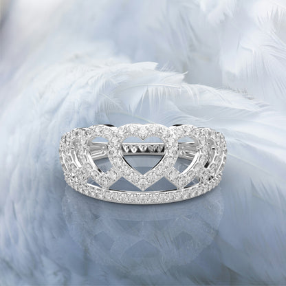  Fanni Moissanite Diamond925 Silver Ring