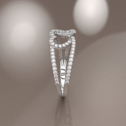 Cathaoir Moissanite Diamond 925 Silver Ring