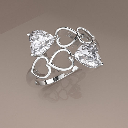 Studded 925 Silver Ring