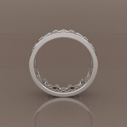 Bunny  Moissanite Diamond925 Silver Ring