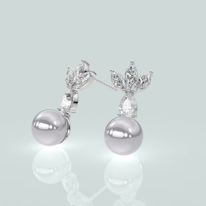 Neora Moissanite Diamond 925 Silver Earring