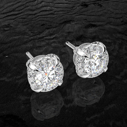 Highspark Moissanite Diamond 925 Silver Earring