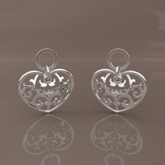 Earship Moissanite Diamond 925 Silver Earring