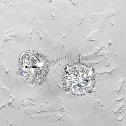 Highspark Moissanite Diamond 925 Silver Earring