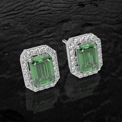 Inddus Moissanite Diamond 925 Silver Earring