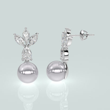 Neora Moissanite Diamond 925 Silver Earring
