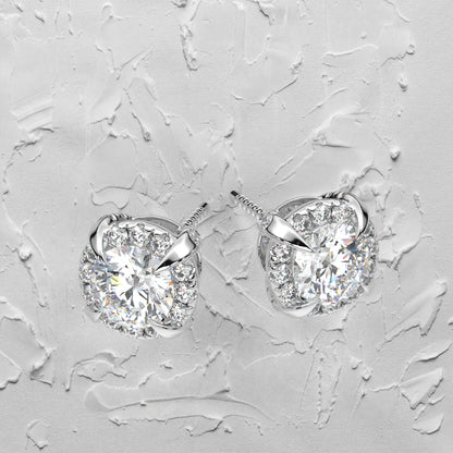 Highspark Moissanite Diamond 925 Silver Earring