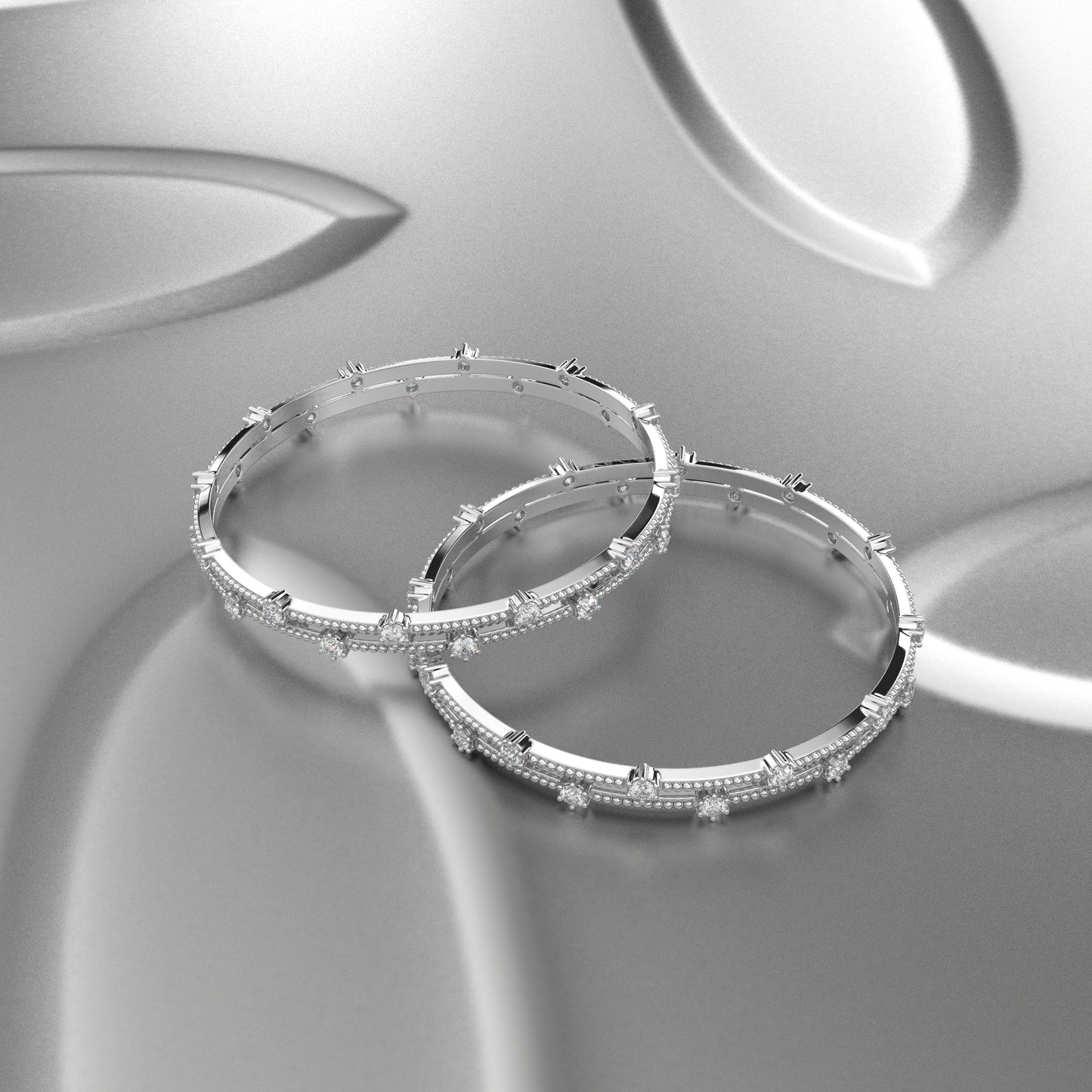 Voguish Bangle 925 Sterling Silver