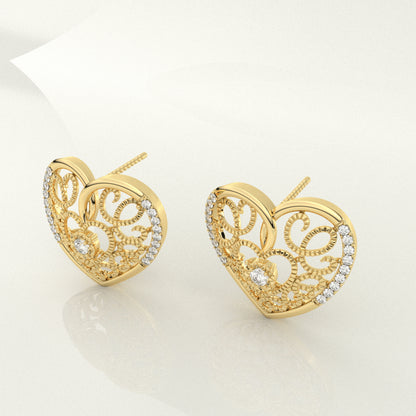 Curatif Moissanite Diamond 925 Silver Earring