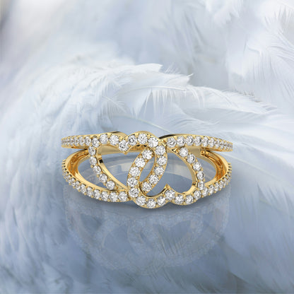 Cathaoir Moissanite Diamond 925 Silver Ring