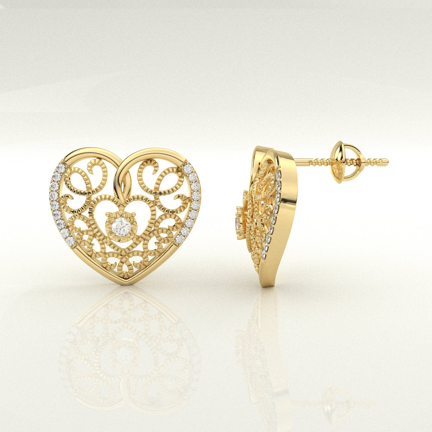 Curatif Moissanite Diamond 925 Silver Earring