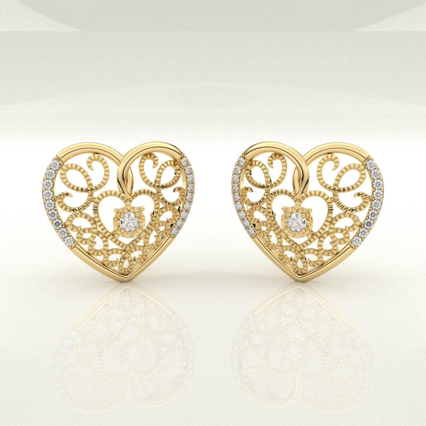 Curatif Moissanite Diamond 925 Silver Earring