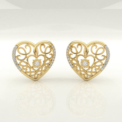 Curatif Moissanite Diamond 925 Silver Earring