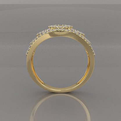  Fanni Moissanite Diamond925 Silver Ring