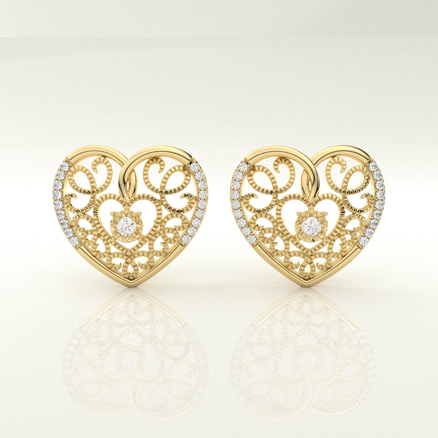 Curatif Moissanite Diamond 925 Silver Earring