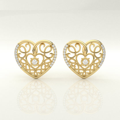 Curatif Moissanite Diamond 925 Silver Earring