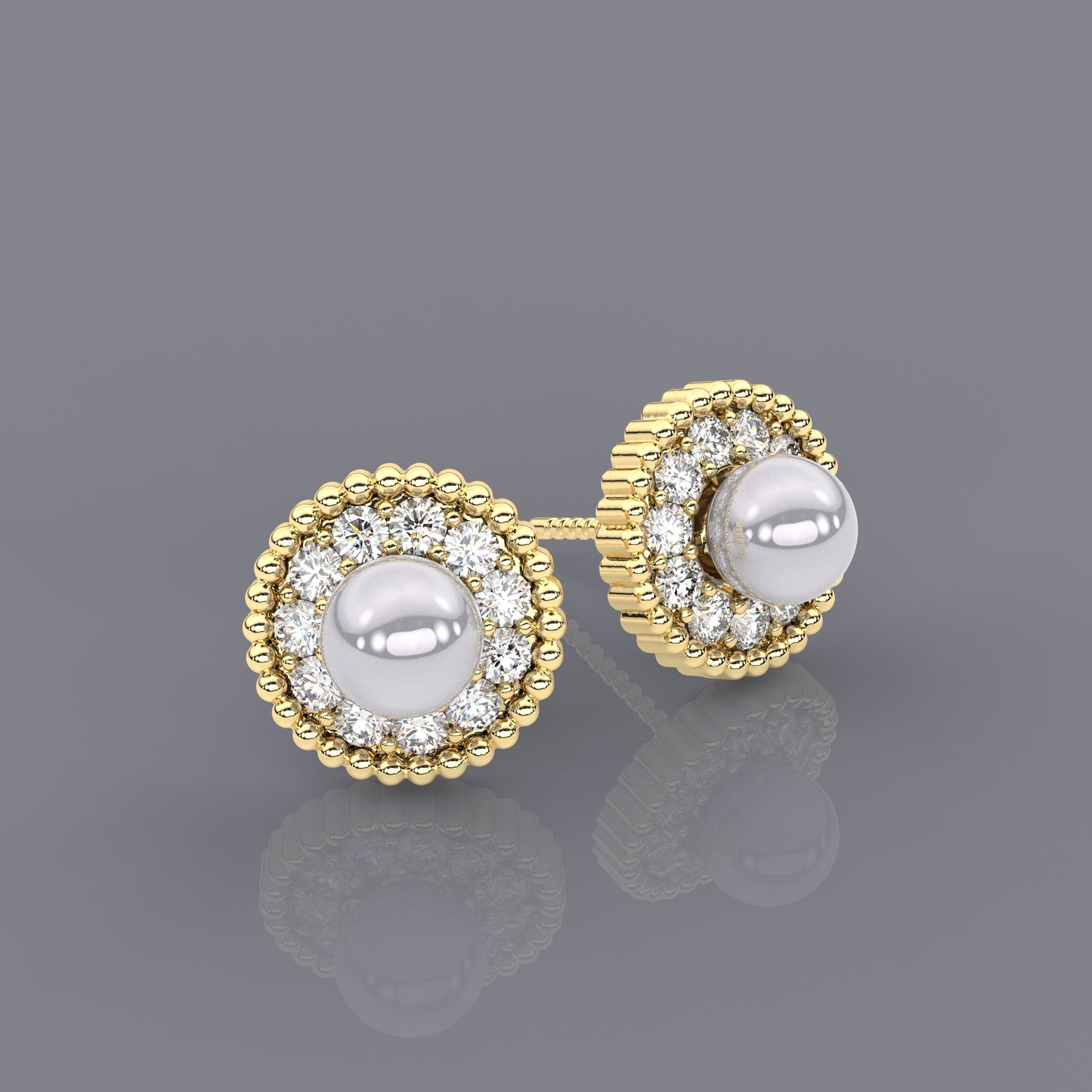 Yellow gold Milaan 925 Silver Earring