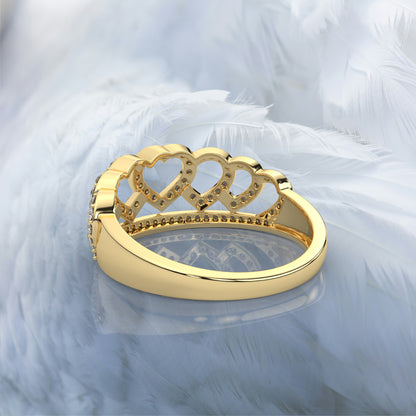  Fanni Moissanite Diamond925 Silver Ring