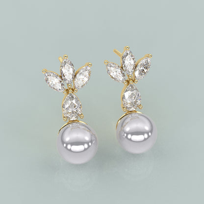 Neora Moissanite Diamond 925 Silver Earring