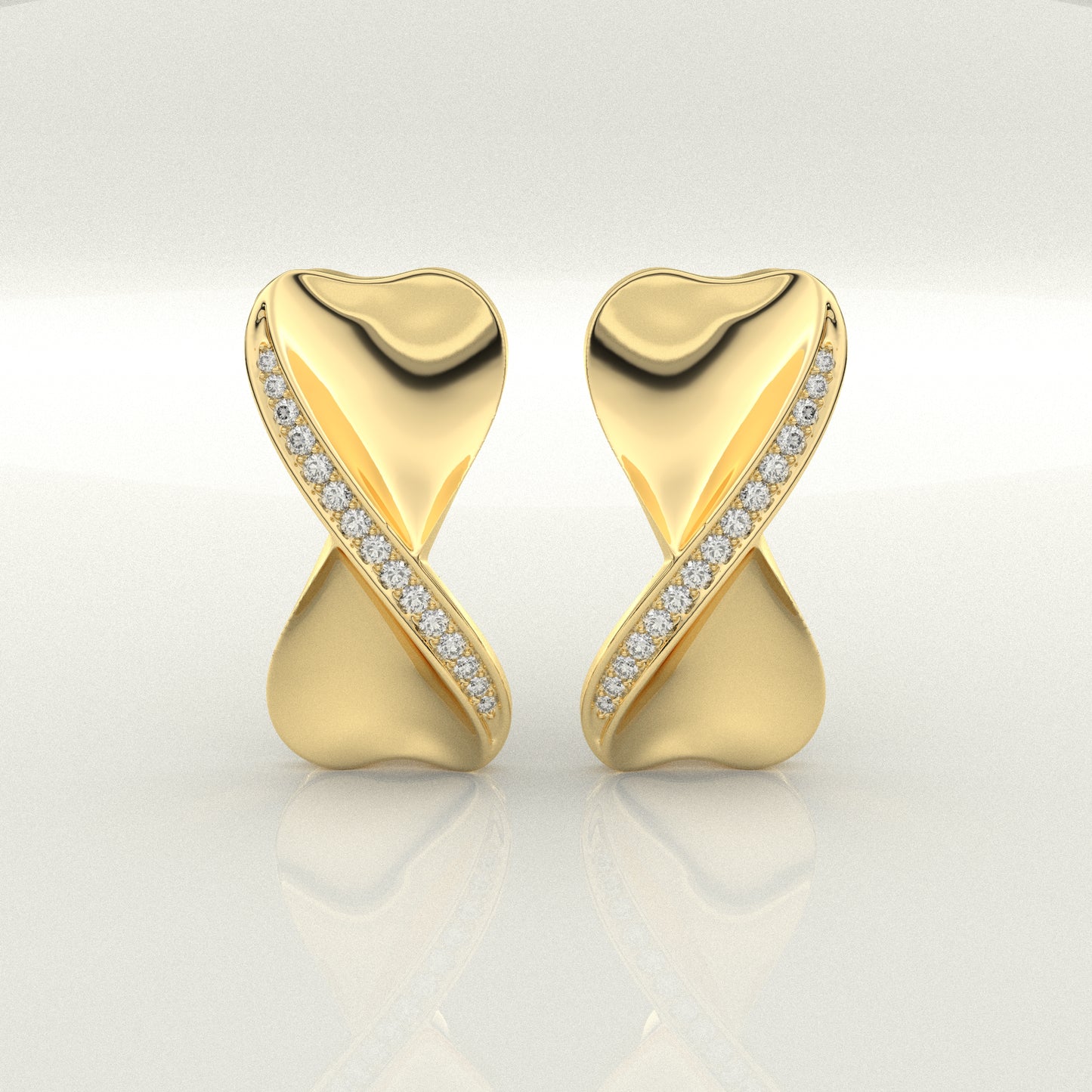 Vega Moissanite Diamond 925 Silver Earring